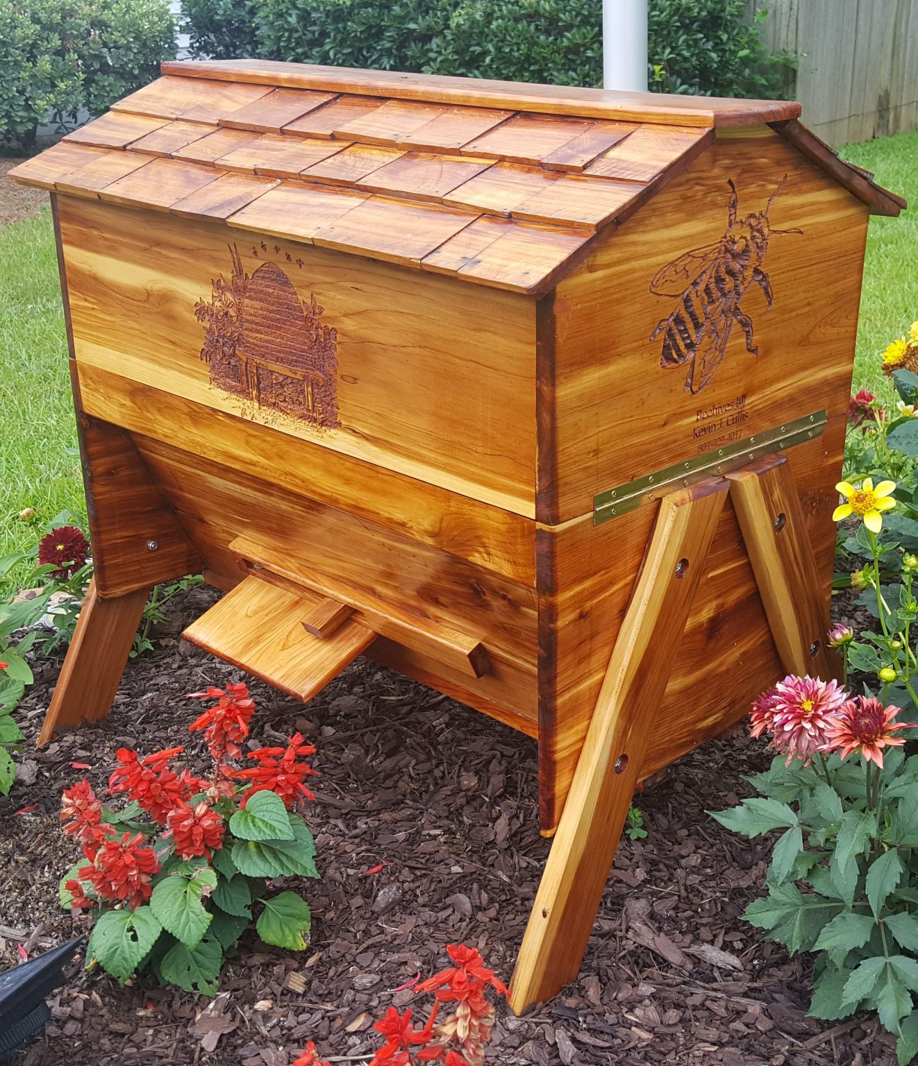 Home Custom Cedar Beehives